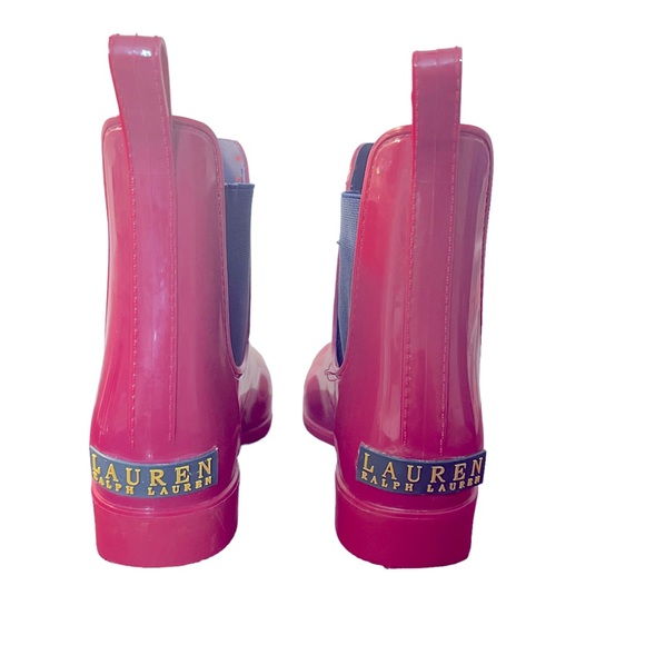 Lauren by Ralph Lauren Hot Pink Rain Boots, Women’s 8 - Picture 3 of 6